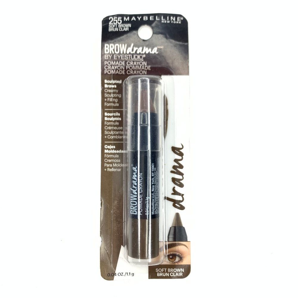 Maybelline Brow Drama Pomade Crayon 255 Soft Brown